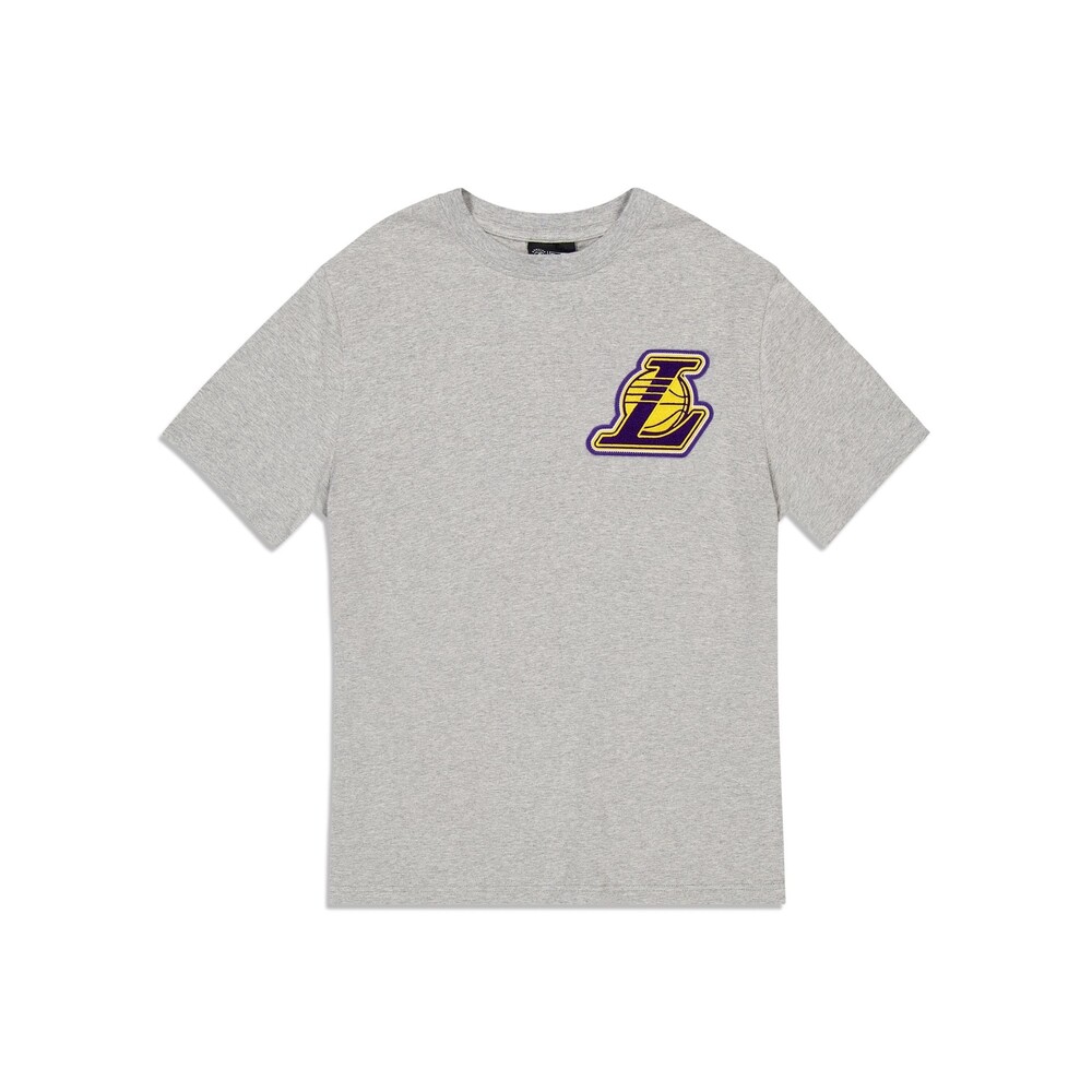 New Era Los Angeles Lakers Gray Logo Select T-Shirt - Size L
